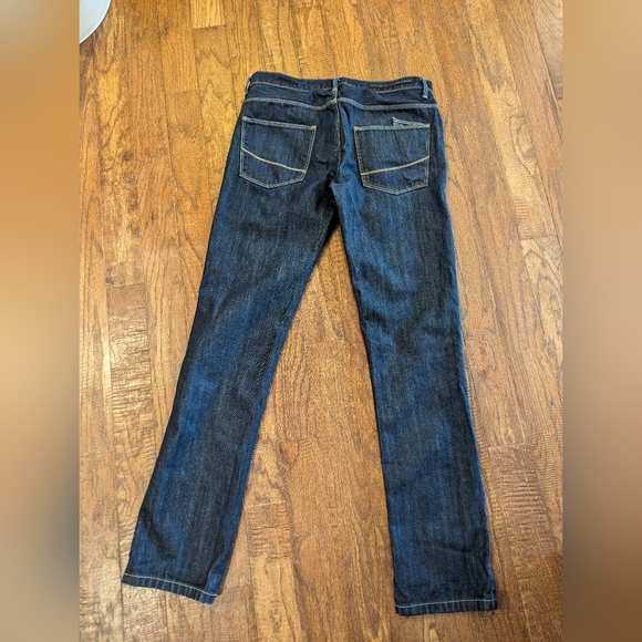 Zara men Slim fit jeans, Dark Blue Jeans Size 31 - Picture 14 of 17